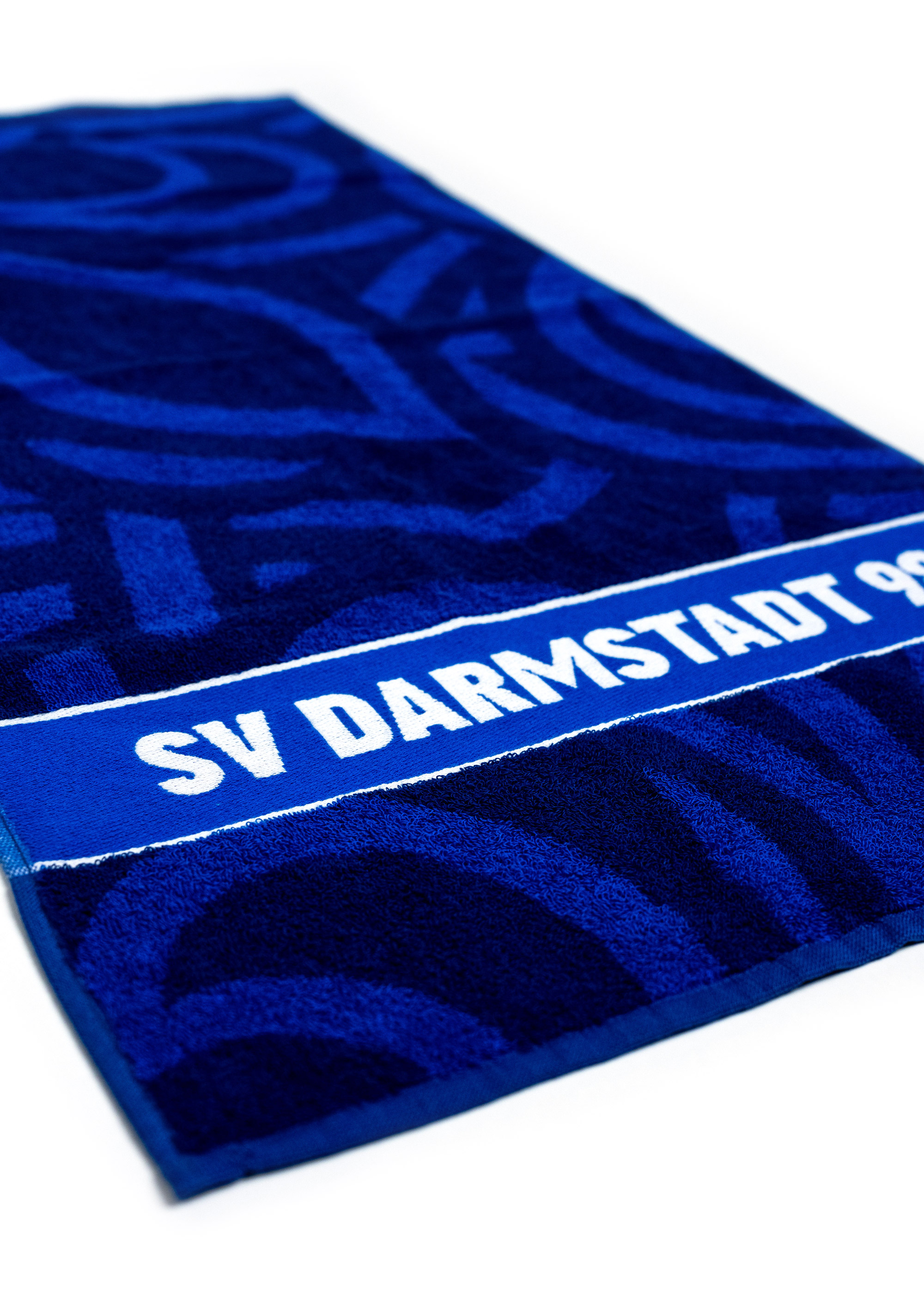 SV 98 Duschtuch, blau-weiß