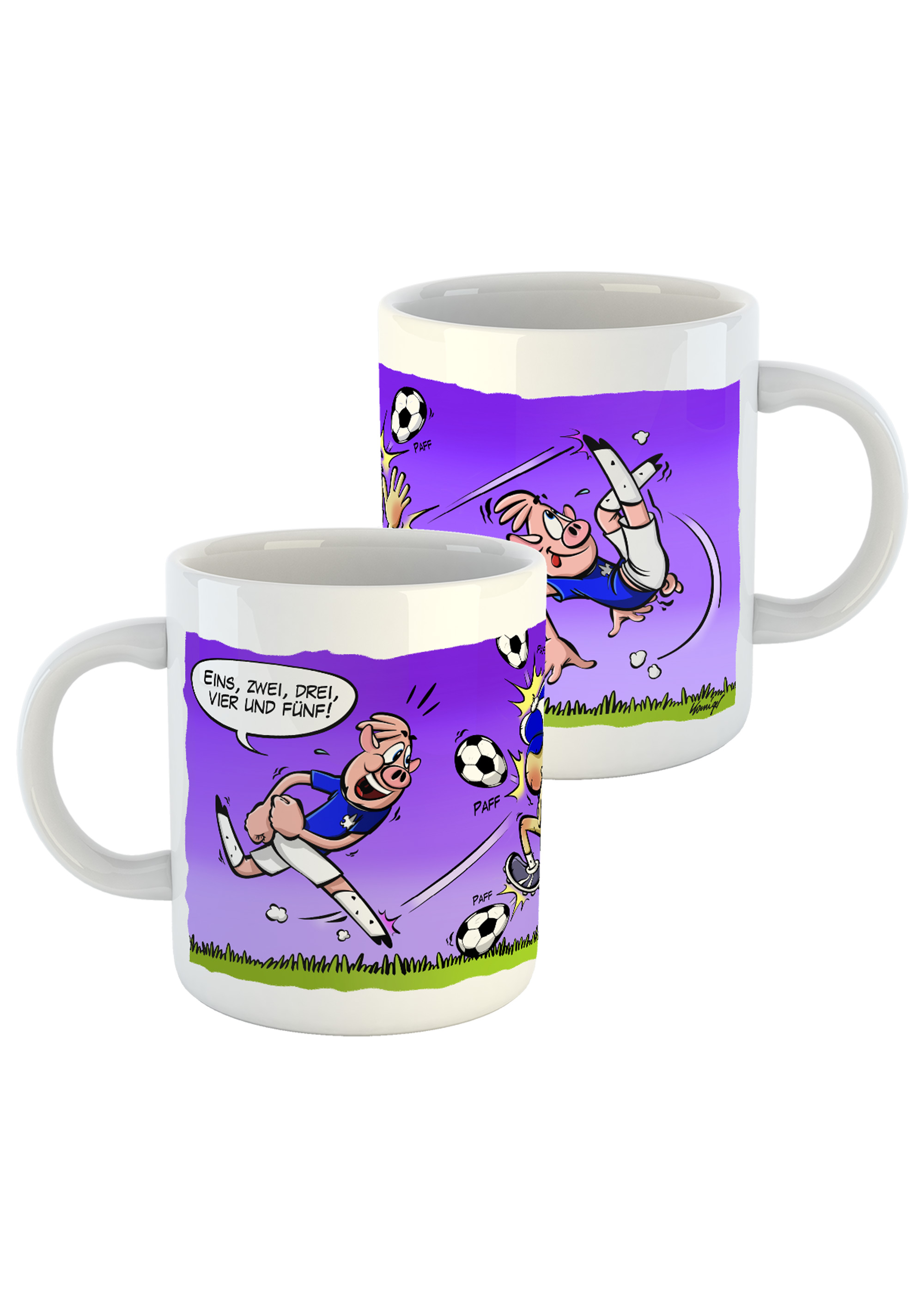 SV 98 Tasse "Lilienschweine - Schalke"