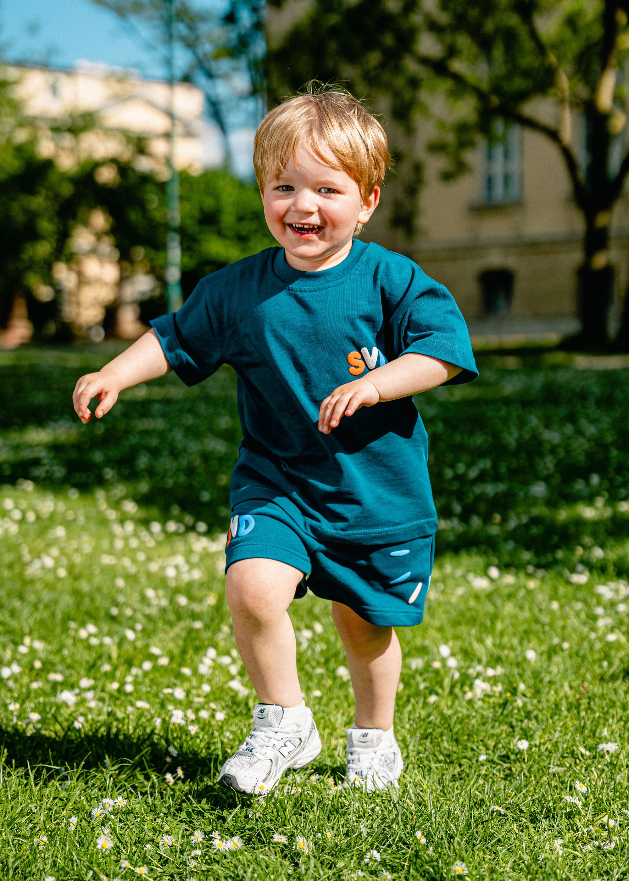 SV 98 Kidsshirt College Collection "Logo", petrol