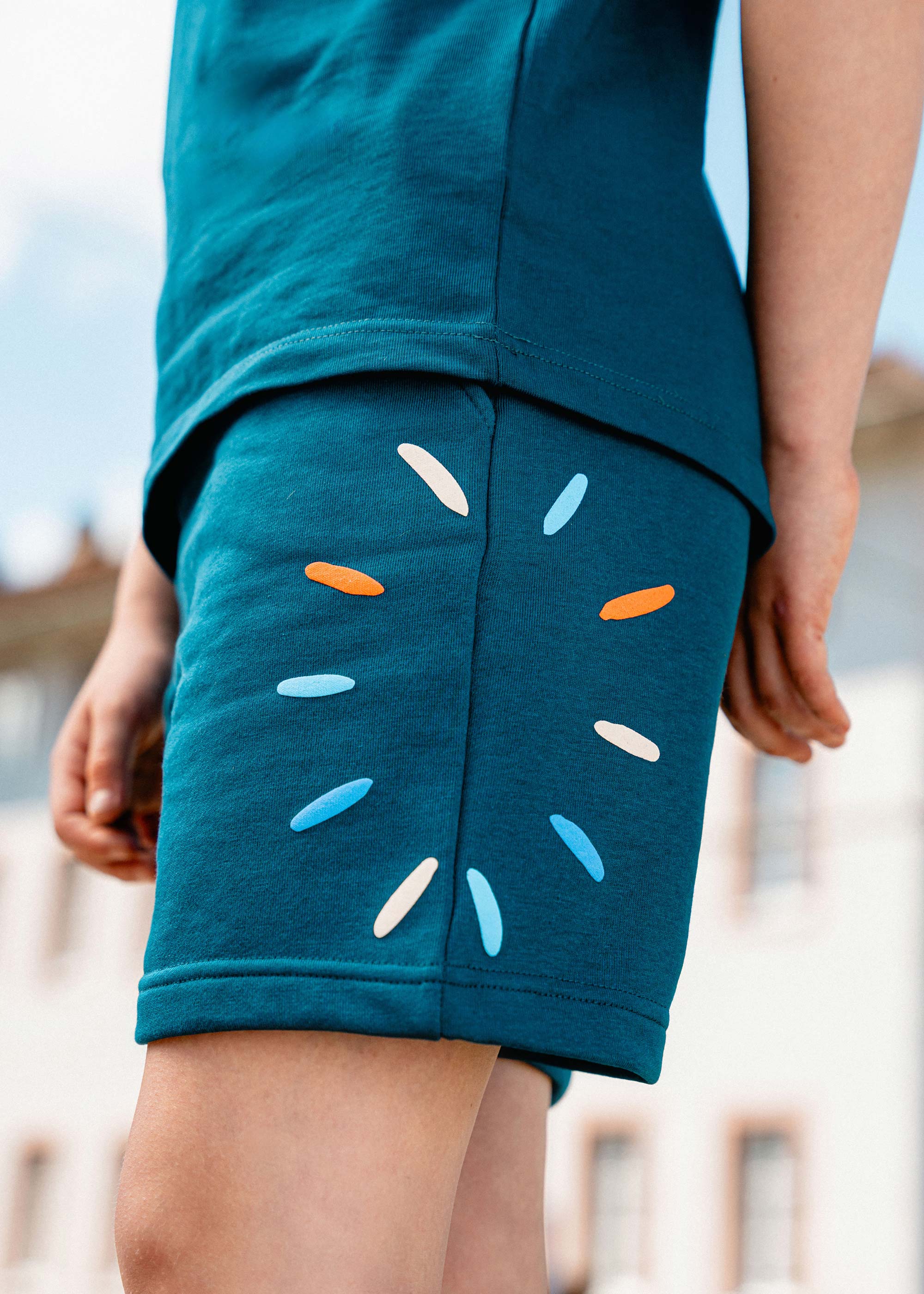 SV 98 Kidsshorts College Collection, petrol