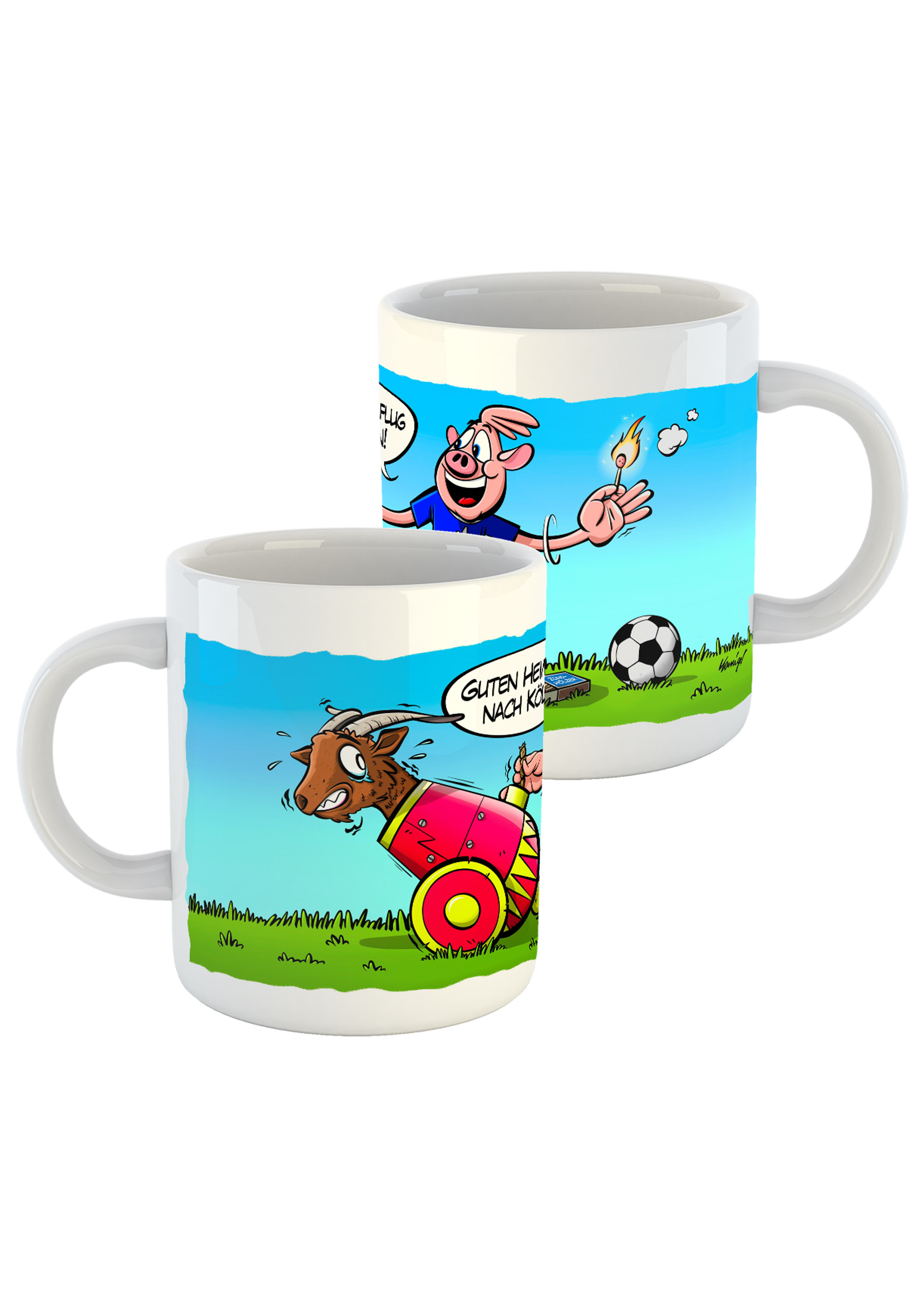 SV 98 Tasse "Lilienschweine - Köln"