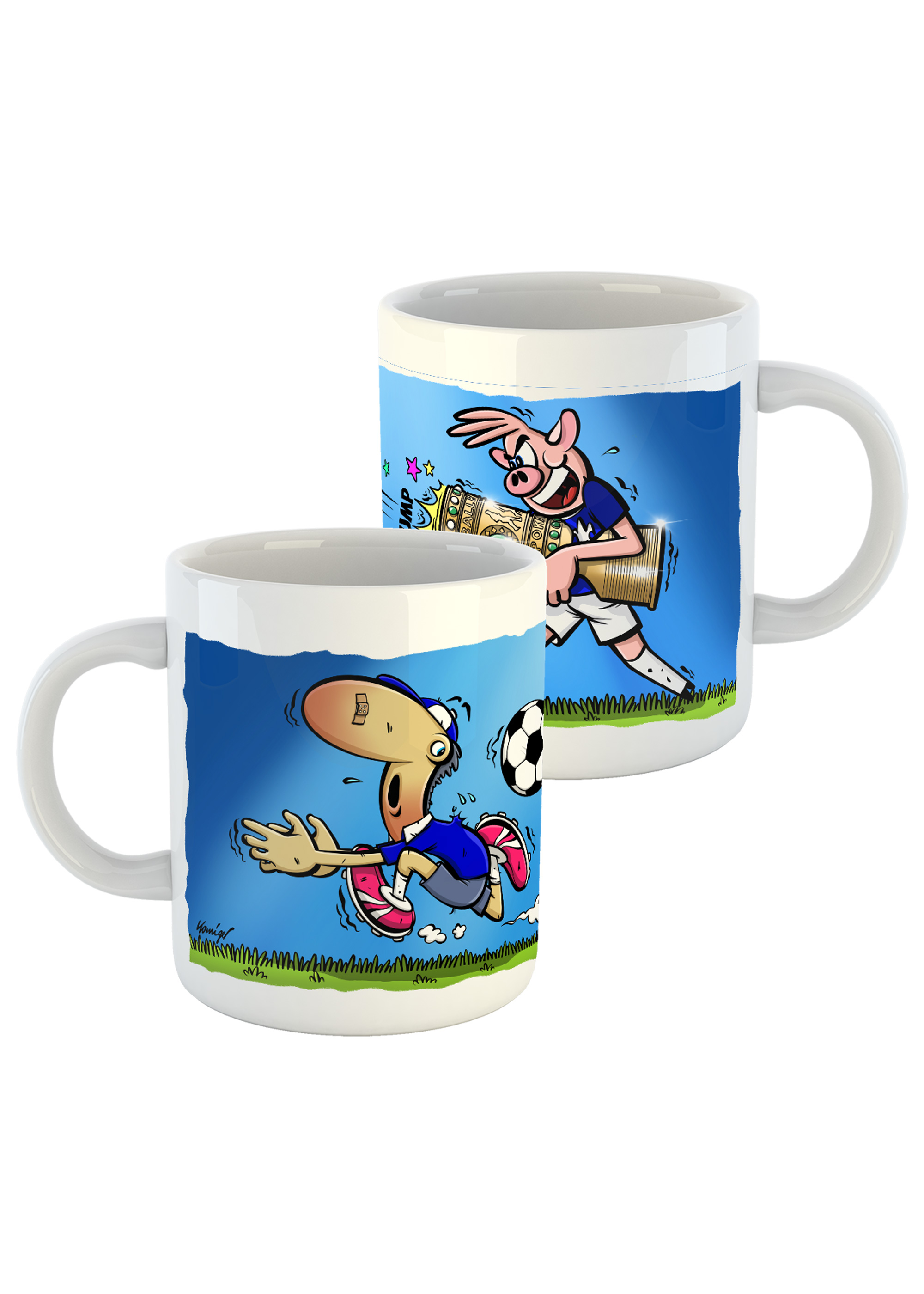 SV 98 Tasse "Lilienschweine - Pokal Schalke"