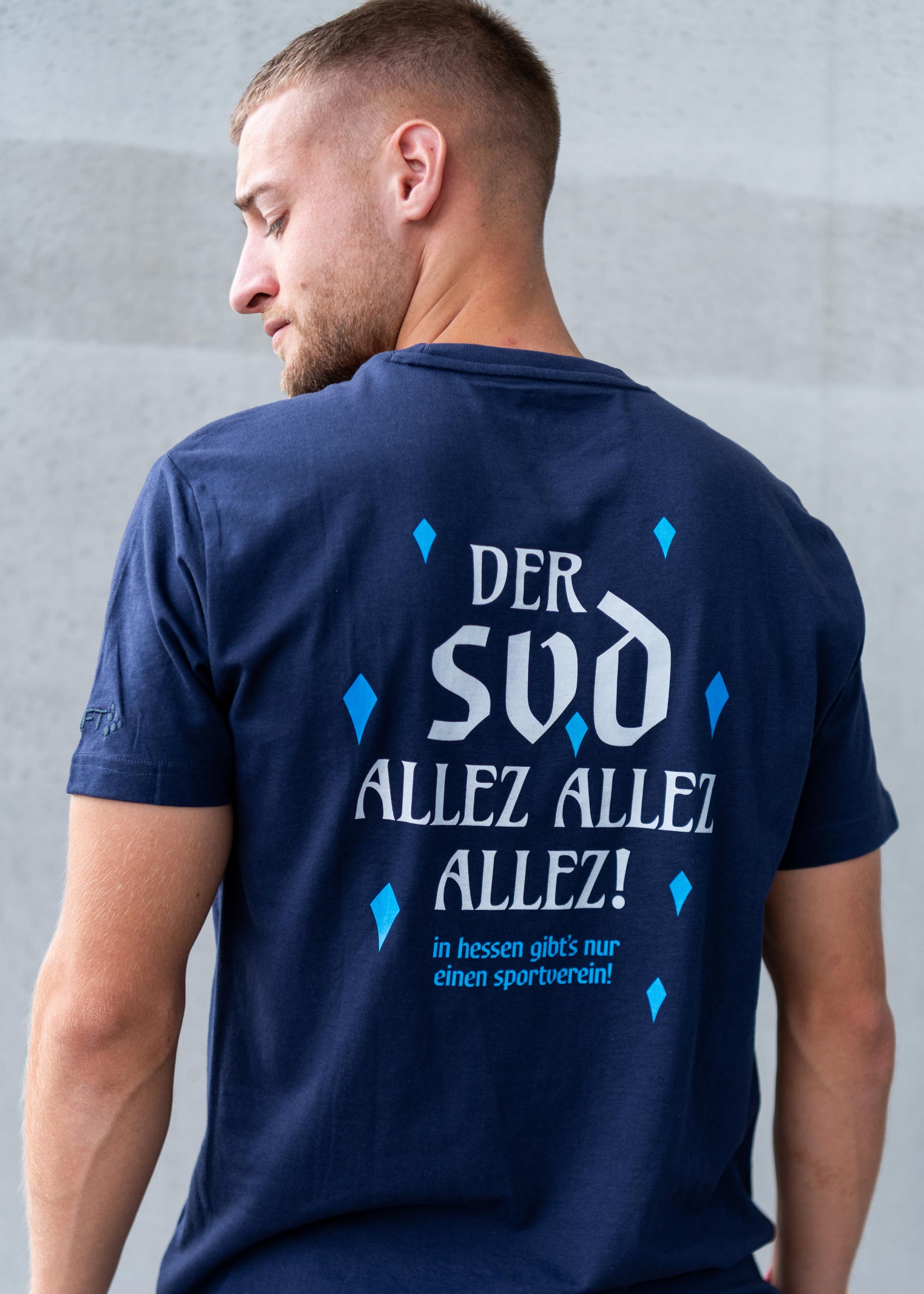 SV 98 CRAFT Shirt "die Lilien", navy